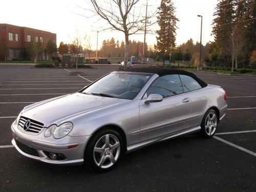 2005 mercedes-benz clk500 base convertible 2-door 5.0l