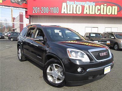 08 gmc arcadia slt2 carfax certified navigation rear dvd leather sunroof used