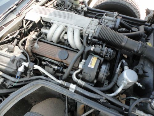 1986 Corvette 350 TPI Automatic Black with red interior, image 7