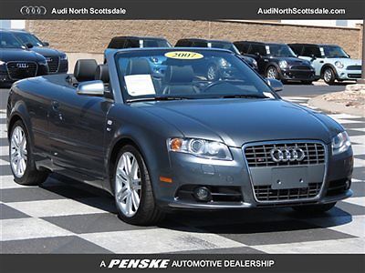 07 audi s4 convertible  leather  automatic awd   clean car fax  58k miles