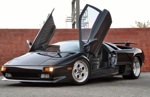 1992 lamborghini diablo - black on black