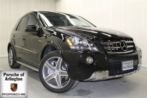 Ml 63 amg navi leather moon roof one owner rear entertainment black xenon clean