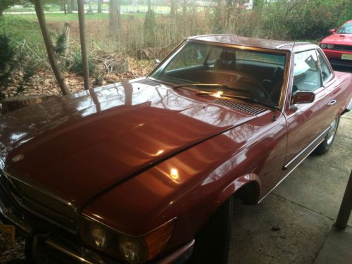 1973 mercedes benz 450sl hard top convertable