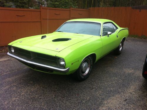 1970 plymouth barracuda big block limelight green - gran coupe (1 of 1088)