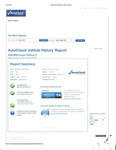 2008 Mini Cooper S Clubman FLORIDA CAR NAV PANORAMA ROOF NO ACCIDENT CLEAR TITLE, US $13,700.00, image 24