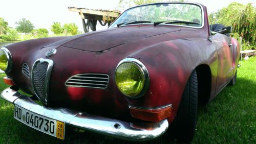 Rat rod  - barn find- ghia covertible-no reserve!!