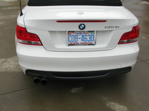 2013 BMW 135is, White with Coral Red Leather Interior, image 7