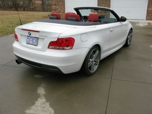 2013 BMW 135is, White with Coral Red Leather Interior, image 18
