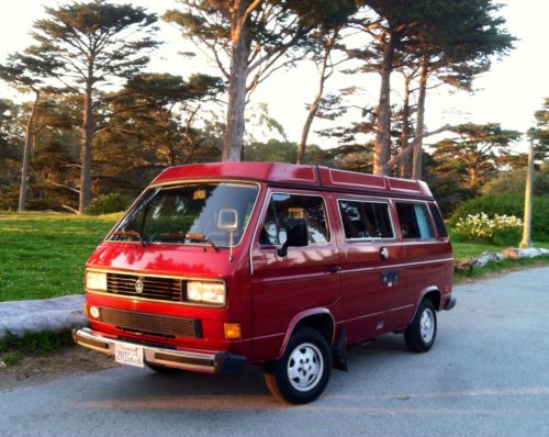 1987 volkswagen vanagon campmobile van camper 3-door 2.1l