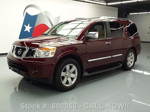 2011 nissan armada sl sunroof htd seats 20&#034; wheels 16k texas direct auto