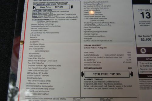 2008 DODGE CHALLENGER SRT8 LIMITED EDITION 5469-6400 1 OWNER ONLY 271 MILES!!!, US $31,500.00, image 14