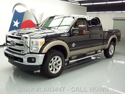 2013 ford f-250 lariat crew fx4 4x4 diesel nav rear cam texas direct auto