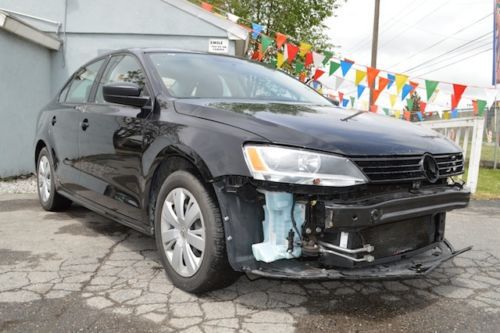 2012 volkswagen jetta s sedan 4-door damaged salvage runs!! priced to sell save$