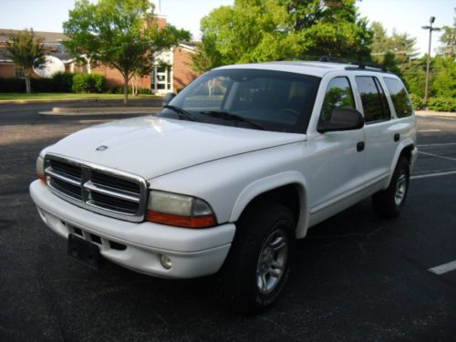 2002 dodge duango sl, 4x4,3rd row seat,cd,loaded,no reserve!!!