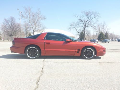 2001 pontiac firebird v-6  67k miles y87 perf.package sunset orange
