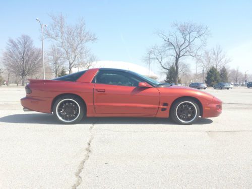 2001 pontiac firebird v-6  67k miles y87 perf.package sunset orange