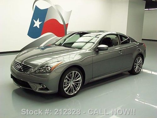 2011 infiniti g37 sport coupe sunroof nav rear cam 35k texas direct auto
