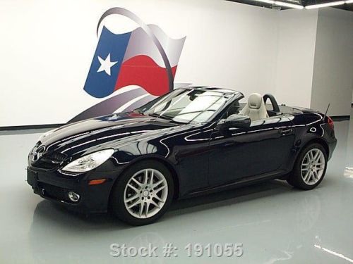 2009 mercedes-benz slk300 roadster hard top htd seats texas direct auto