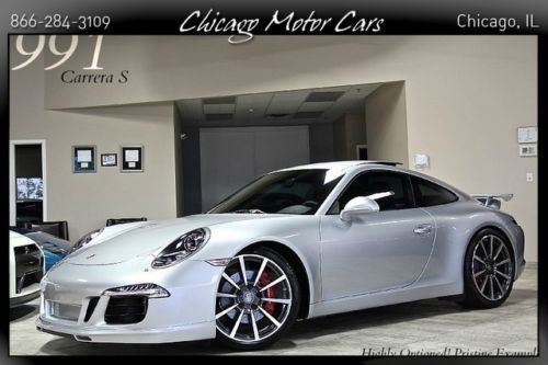 2014 porsche 911 carrera s coupe $123k+msrp aerokit premium plus pkg 20 wheels