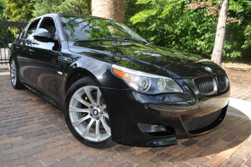 2007 bmw m5.v10.no reserve. leather/navi/moon/sensors/19&#039;s/salvagerebuilt