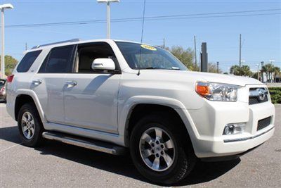 2010 white toyota 4runner 4door suv 4wheel drive