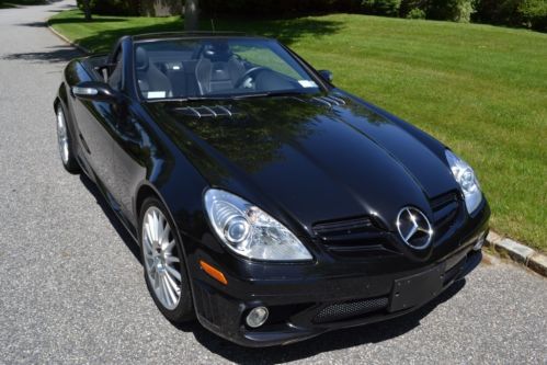 2007 mercedes-benz slk55 amg base convertible 2-door 5.5l