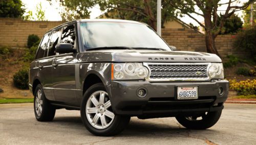 2006 land rover range rover hse sport utility 4-door 4.4l clean title california