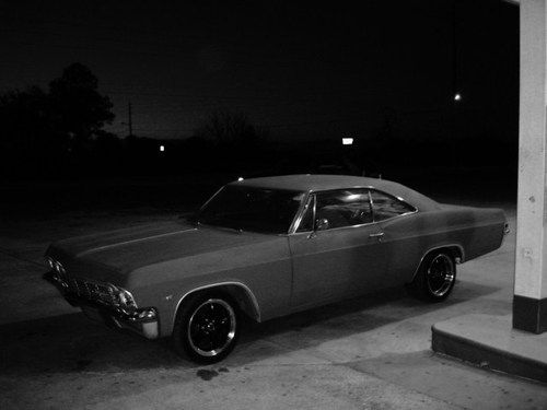1965 impala 327 4 speed special order bench seat sport coupe, hot rod