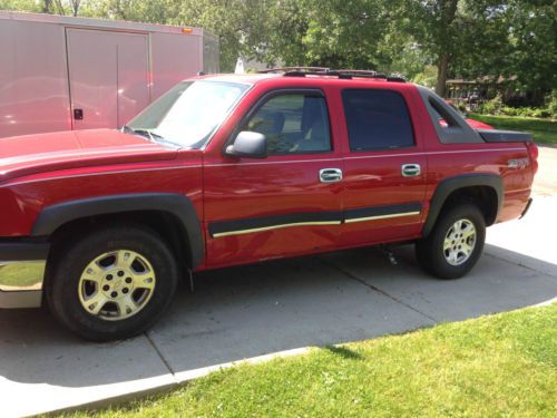 **no reserve** 2004 chevrolet avalanche v8-323ci 5.3l 1500 4dr pickup suv rwd a4