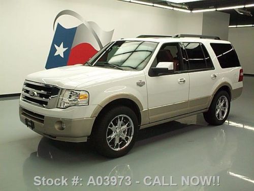 2009 ford expedition king ranch lux value sunroof nav texas direct auto