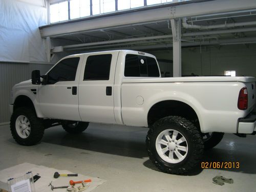 2008 f250 diesel crewcab 4x4 lifted