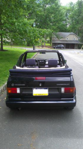 1991 Volkswagen Cabriolet ETIENNE AIGNER KARMANN Convertible 2-Door 1.8L RARE !!, image 8