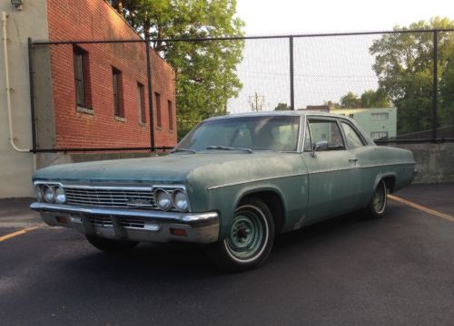 1966 belair solid original oklahoma 2dr post small block/manual transmission