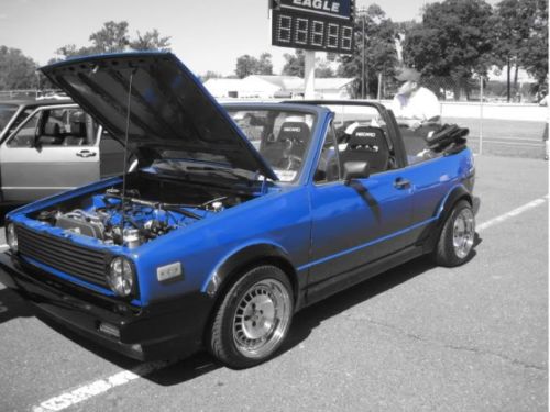 1982 vw rabbit convertible 2.0l 16v weber carbs corrado parts / cabrio