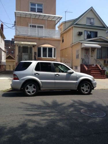 2000 silver mercedes benz ml55