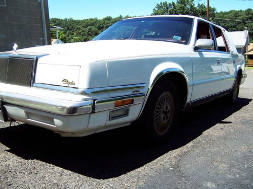 1991 chrysler new yorker fifth avenue luxury sedan 3.8l v6 auto leather &amp; power