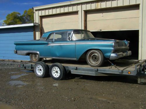 1959 ford retractable hardtop skyliner convertible - no reserve