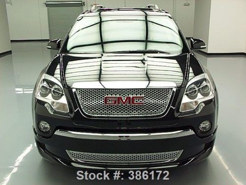 2011 gmc acadia denali dual sunroof nav xenons 20&#039;s 23k texas direct auto