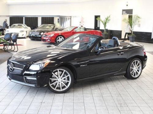 13 slk55 amg amg handling pkg mgc sky cntrl carfax certified very clean
