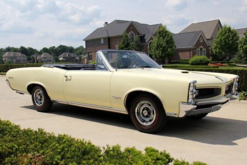 1966 pontiac gto convertible 389 tri power restored wow