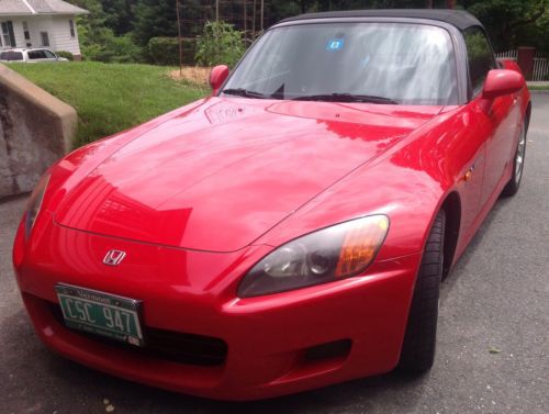 2001 honda s2000 base convertible 2-door 2.0l