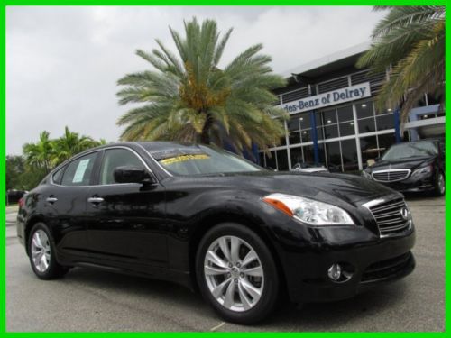 11 black m-37 3.7l v6 sedan *power heated &amp; ventilated leather seats *low miles