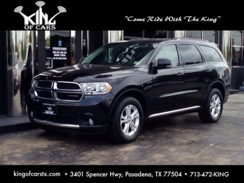 2012 dodge durango black on black navigation rear view camera carfax 1-owner