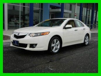 2009 acura tsx heated seats sunroof cd leather lo miles we finance!