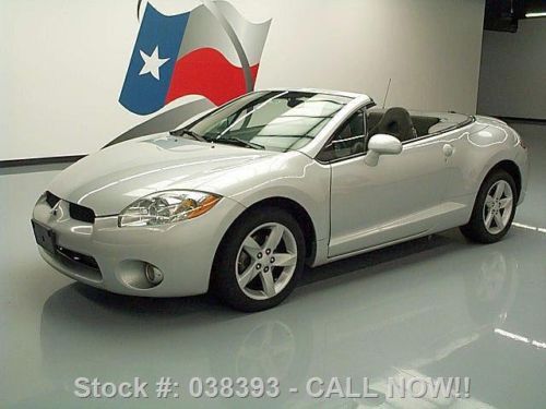 2008 mitsubishi eclipse spyder gs convertible auto 74k texas direct auto