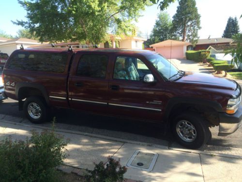 2001 chevy silverado 2500 lt 4 x 4 crew cab truck