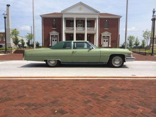 AMAZING SURVIVOR! 1974 COUPE DE VILLE 9877 ACTUAL MILES! 1 OWNER., image 2