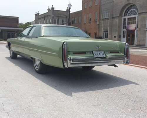 AMAZING SURVIVOR! 1974 COUPE DE VILLE 9877 ACTUAL MILES! 1 OWNER., image 5