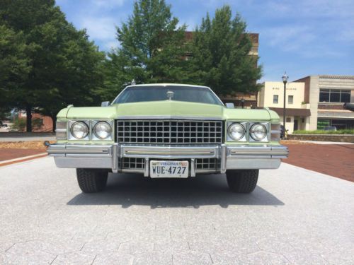 AMAZING SURVIVOR! 1974 COUPE DE VILLE 9877 ACTUAL MILES! 1 OWNER., image 9