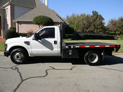 08 f350 superduty regular cab flatbed 6.4l powerstroke diesel